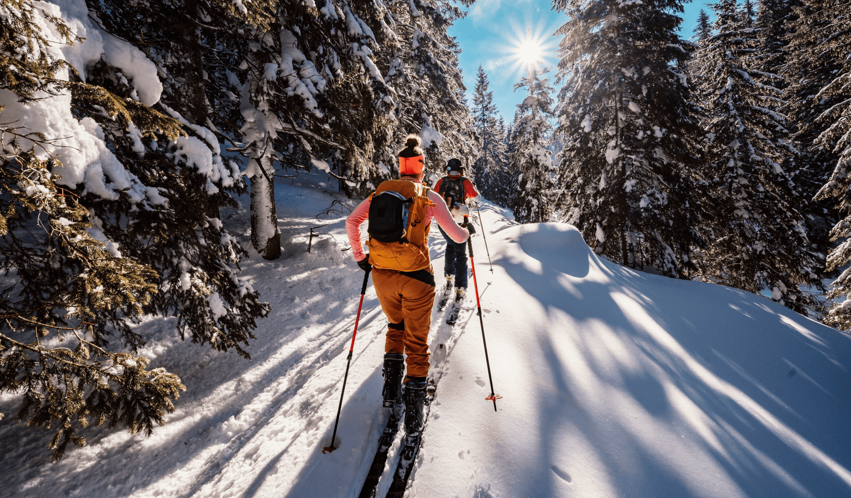Skitouren mit Aussicht © Shutterstock.com / zedspider