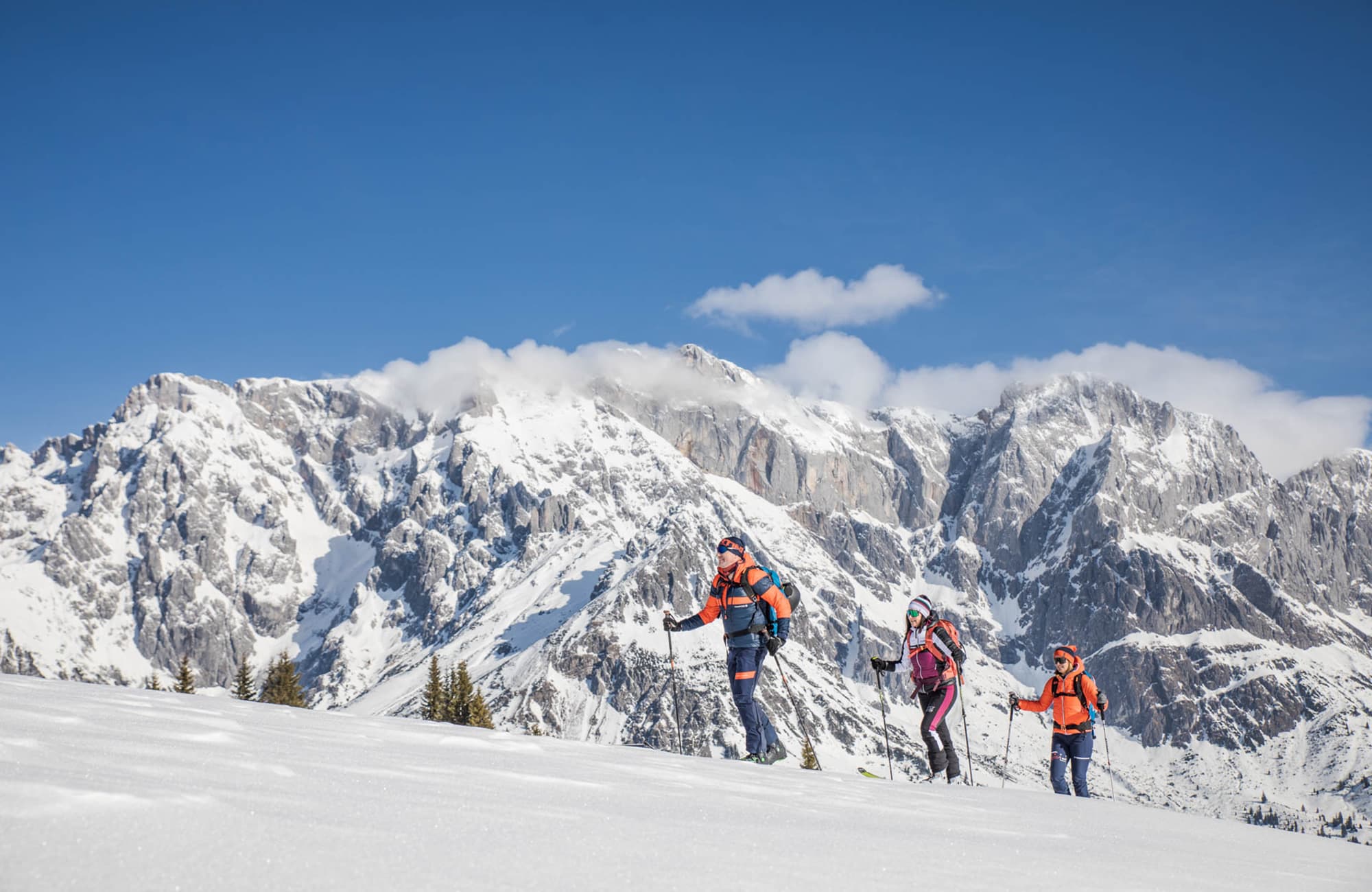 Skitouren gehen am Fuße des Hochkönigs