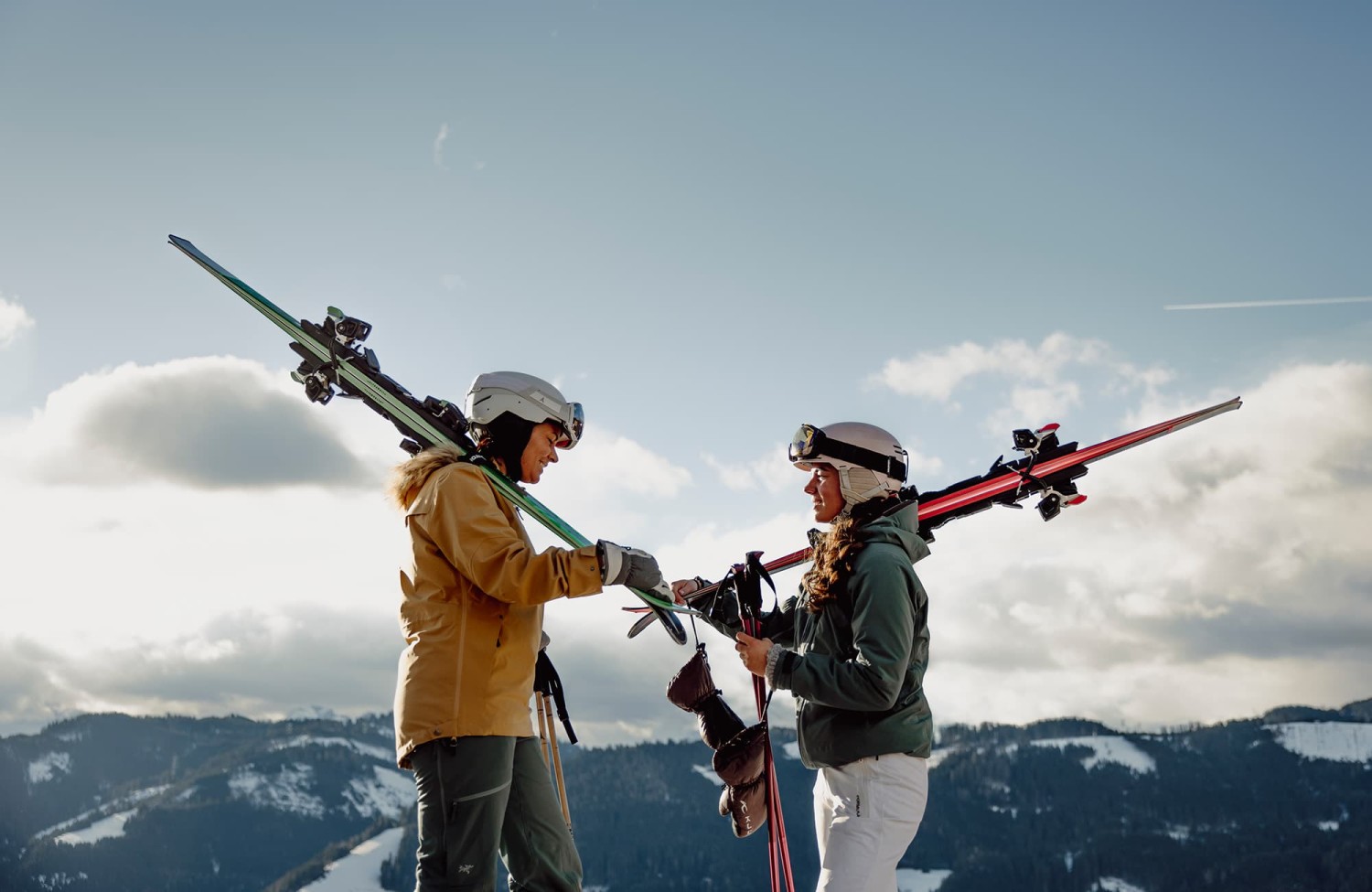 Schneegestöber beim Winterurlaub am Hochkönig