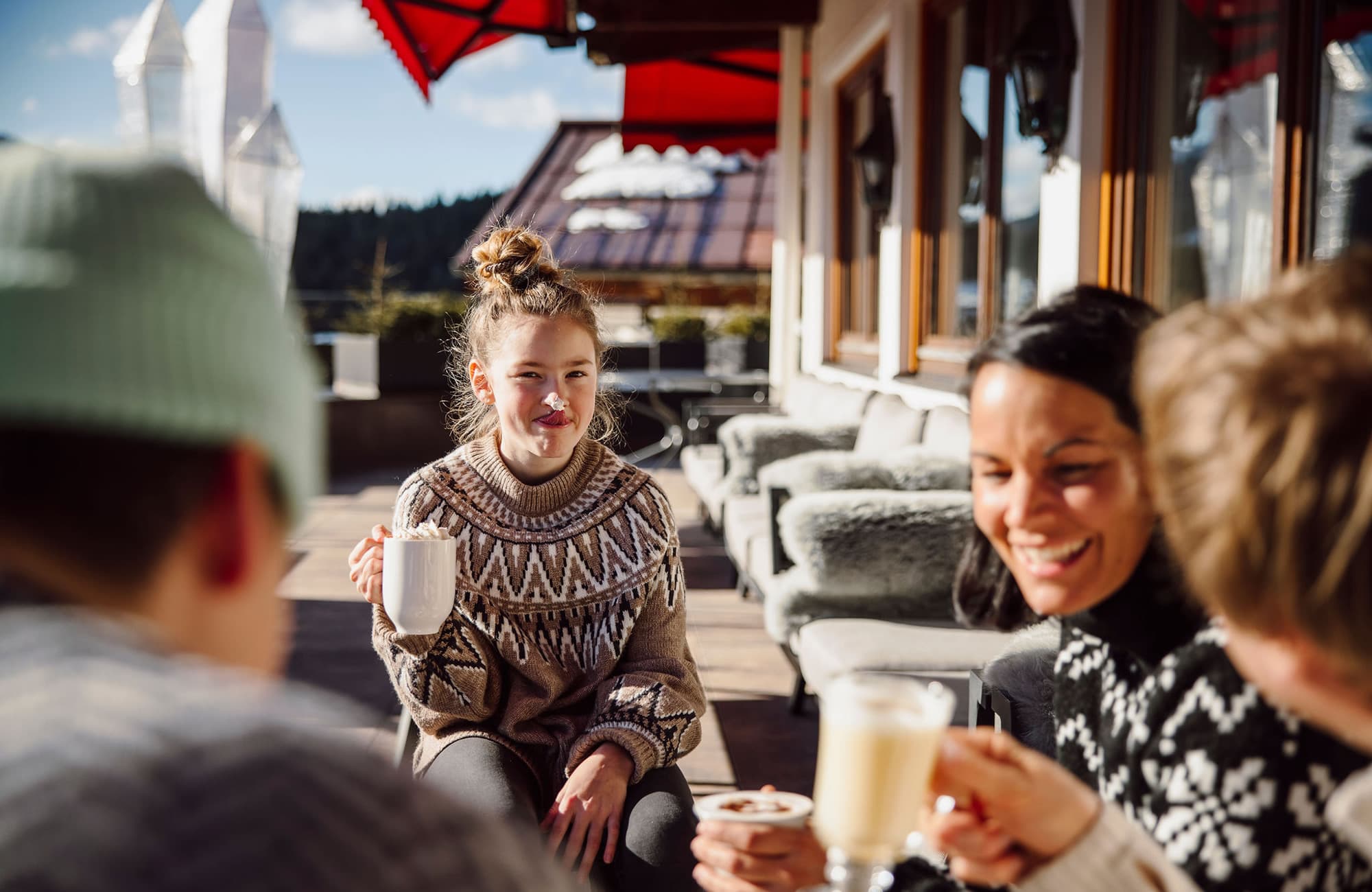 Sonnenterrasse Winter Kakao