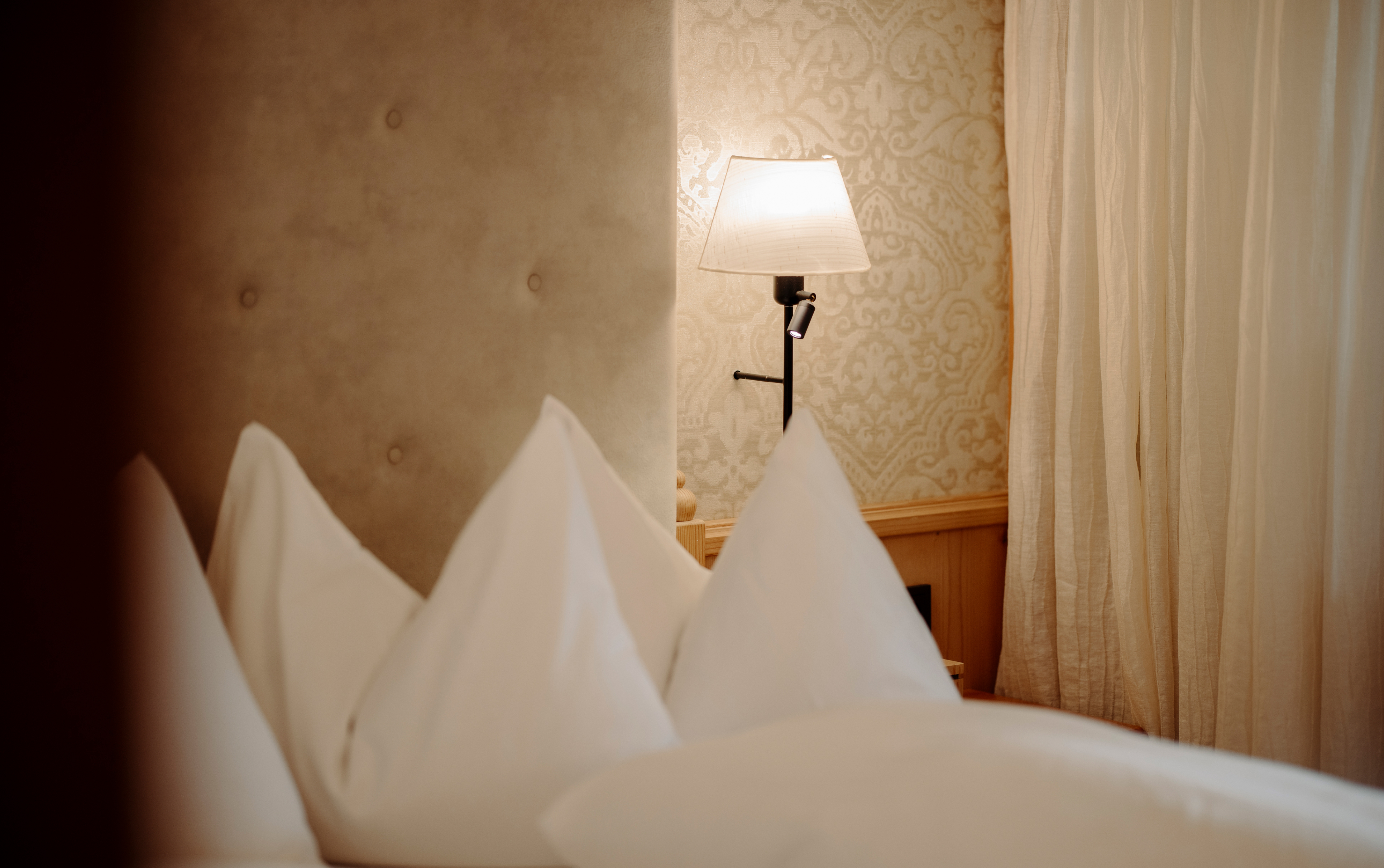 Bettrücken einer Suite der Bergheimat