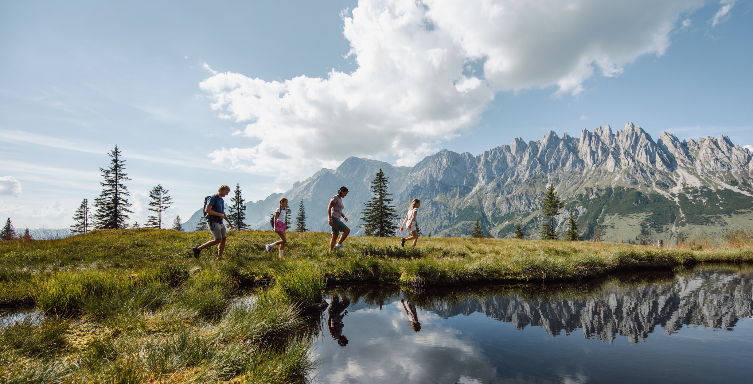 Bergsee im Almgebiet Mühlbach