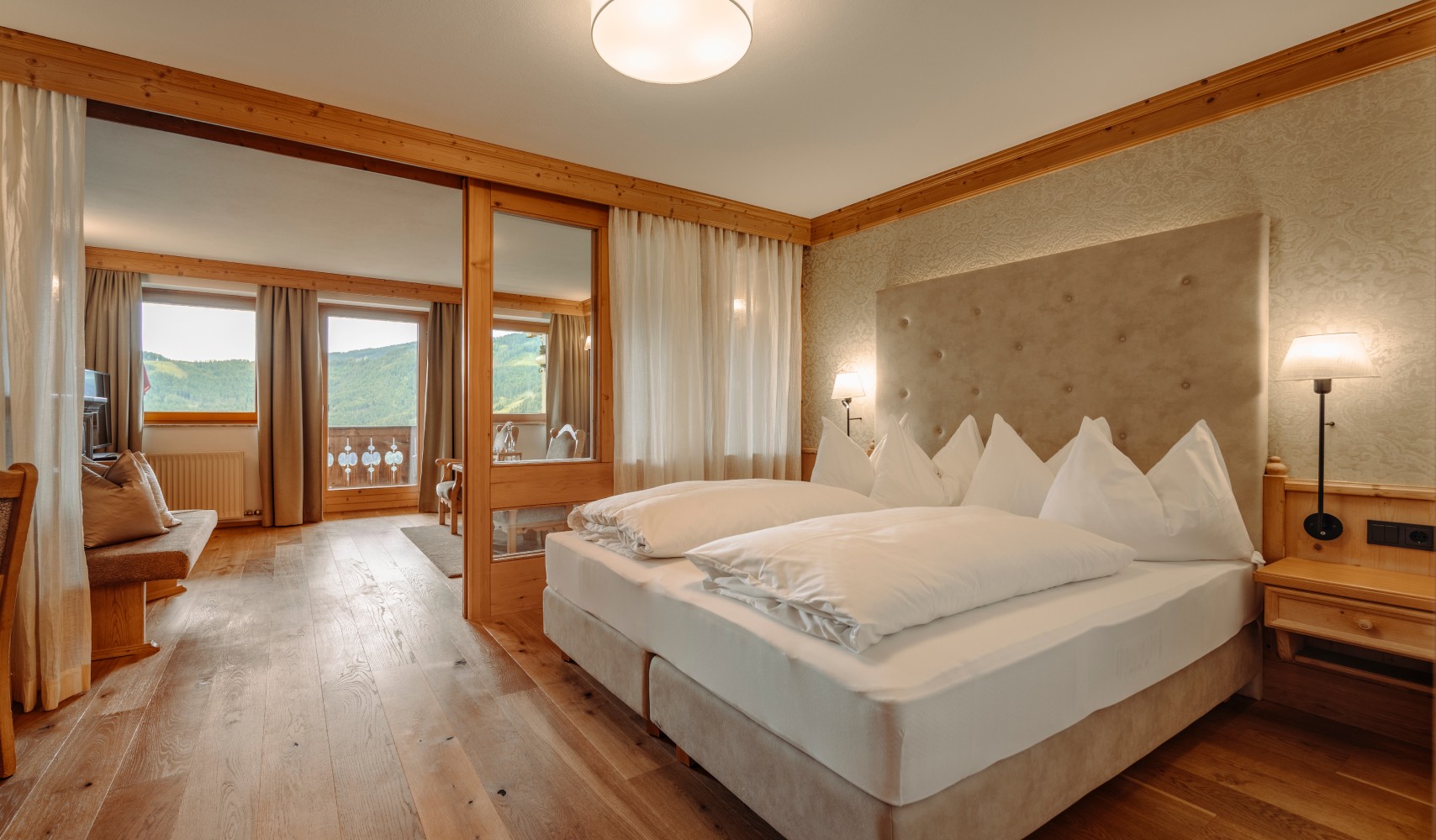 Juniorsuite mit Bergblick