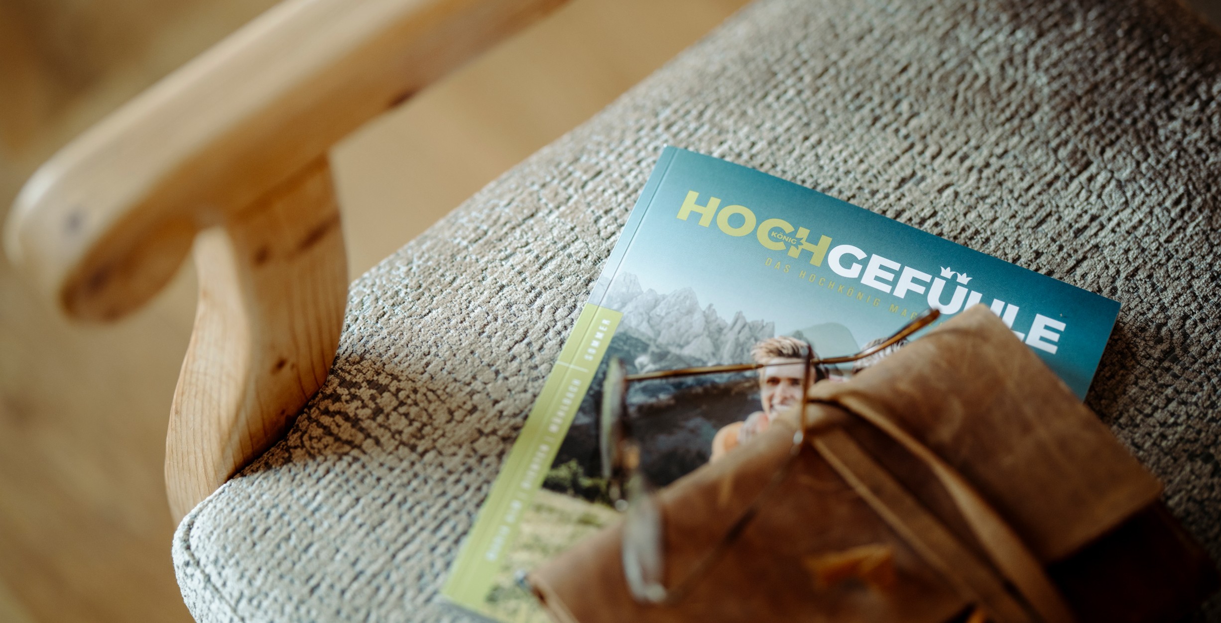 Wanderzeitschrift in der Juniorsuite